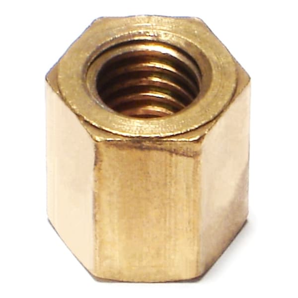 Midwest Fastener Coupling Nut, 3/8"16, Brass, 50 PK 09217 Zoro